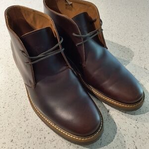 Aldo Mens 4 Eyelet Maroon Boots